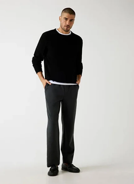 Guess M5BR35Z2ZK2 Ls Cn 3D Guess Logo Erkek Sweatshirt ürün görseli 1