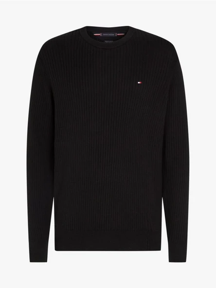 Tommy Hilfiger MW0MW40449 Pima Ctn Cash Structure Crew Erkek Kazak ürün görseli 1