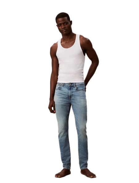 Calvin Klein LV04RE700G Slim Taper Dispatcher Erkek Denim Pantolon ürün görseli 1