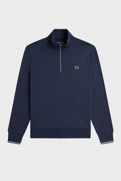 Fred Perry M3574 Half Zip Erkek Sweatshirt - Resim 6