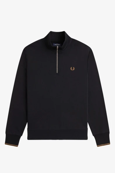 Fred Perry M3574 Half Zip Erkek Sweatshirt - Resim 7