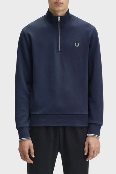 Fred Perry M3574 Half Zip Erkek Sweatshirt ürün görseli 1