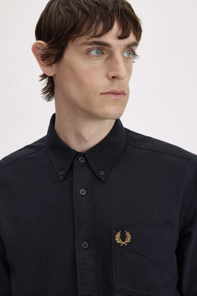Fred Perry M5516 Oxford Erkek Gömlek - Resim 4