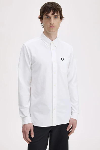 Fred Perry M5516 Oxford Erkek Gömlek - Resim 3