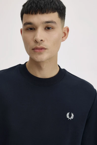 Fred Perry M7535 Crew Neck Erkek Sweatshirt - Resim 4