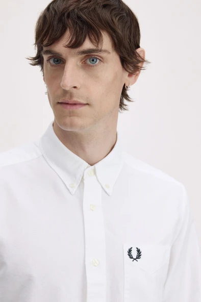 Fred Perry M5516 Oxford Erkek Gömlek - Resim 4