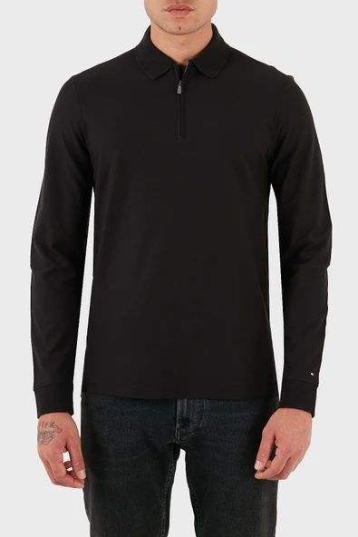 Tommy Hilfiger MW0MW44244 Dc Performance Zip Polo Erkek Polo Tişört ürün görseli 1