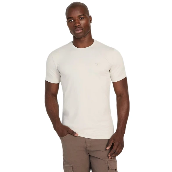 Guess M4YI60KCBM0 Cn Ss Tech Stretch T Erkek Tişört ürün görseli 1