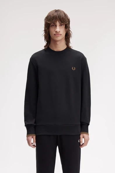 Fred Perry M7535 Crew Neck Erkek Sweatshirt ürün görseli 1