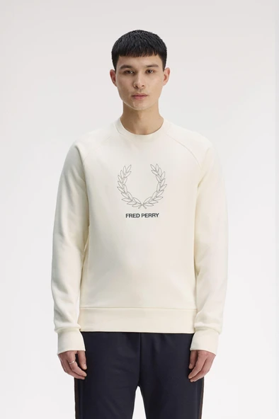 Fred Perry M1769 Outline Lrl Wrth Erkek Sweatshirt ürün görseli 1