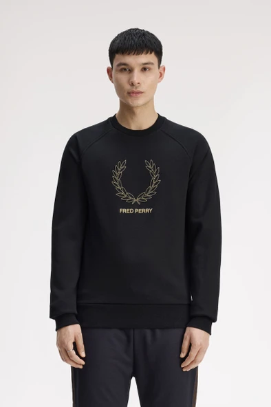 Fred Perry M1769 Outline Lrl Wrth Erkek Sweatshirt ürün görseli 1