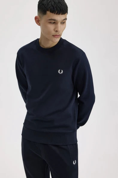 Fred Perry M7535 Crew Neck Erkek Sweatshirt - Resim 6