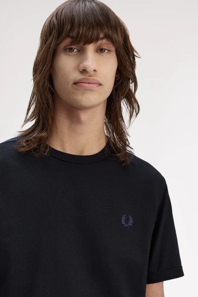 Fred Perry M1732 Mesh Taped Ringer Erkek Tişört - Resim 5