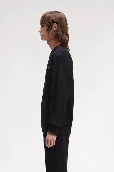Fred Perry M7535 Crew Neck Erkek Sweatshirt - Resim 2