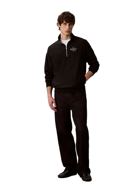 Calvin Klein LV04RD236 Ls Premium Terry Micro Monologo Erkek Sweatshirt ürün görseli 1