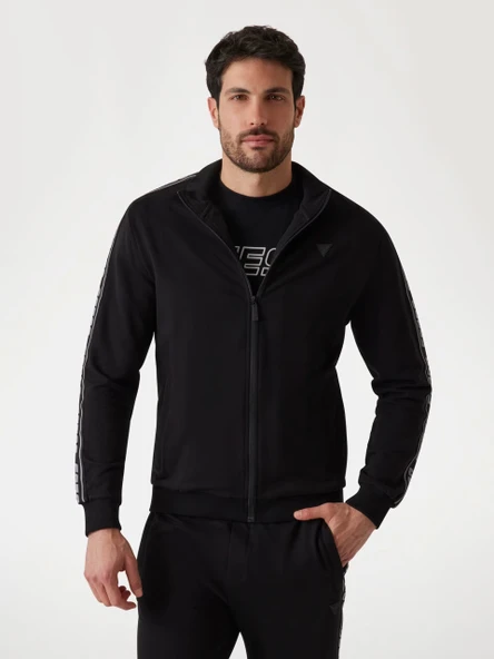 Guess Z2YQ12K6ZS1 Full Zip New Arlo Sw Erkek Sweatshirt ürün görseli 1