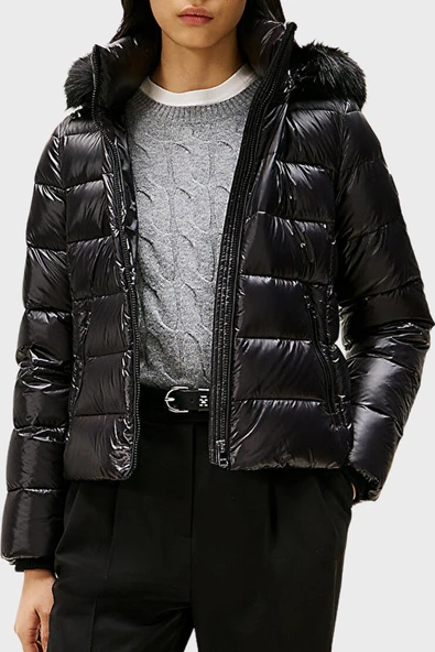 Tommy Hilfiger WW0WW47354 Gloss Hw Down Slim Kadın Mont ürün görseli 1