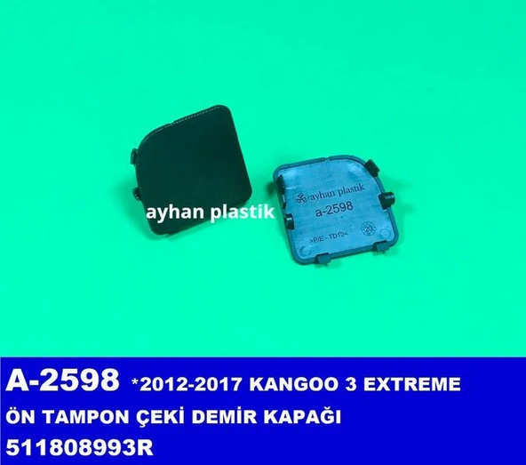 ÖN TAMPON ÇEKİ DEMİR KAPAĞI KANGOO III 12-17 ürün görseli 1