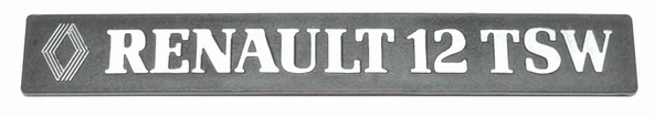 ARKA YAZI RENAULT 12 TSW R12 ürün görseli 1