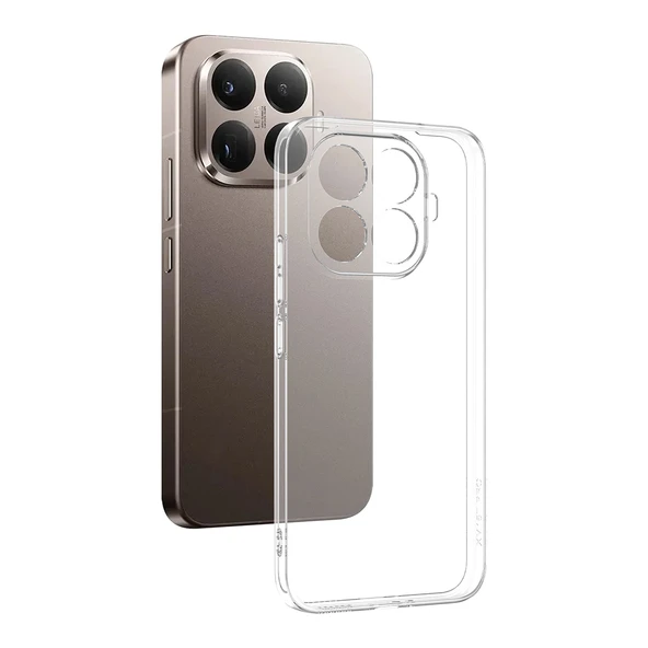Xiaomi 15T Pro Kılıf İnce ve Esnek Şeffaf Süper Silikon ürün görseli 1