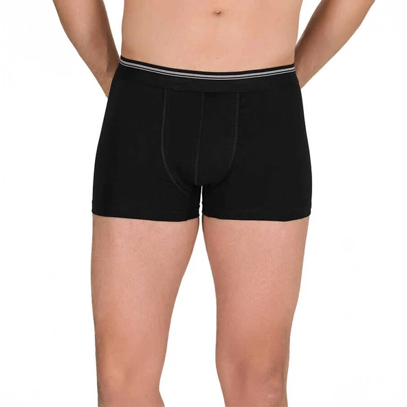 Berrak 1097 Erkek Likralı Boxer 3lü Paket Siyah XL ürün görseli 1