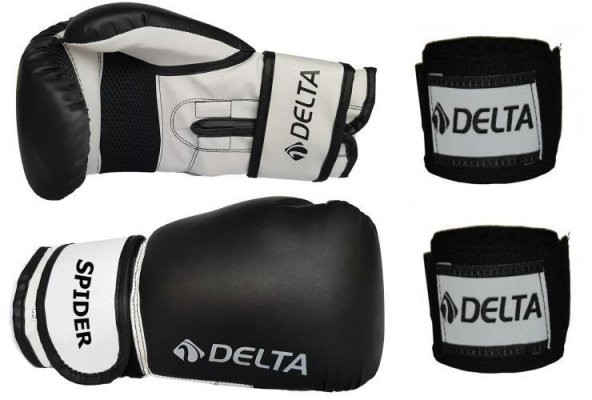 Delta Spider Dura-Strong Boks Eldiveni + Boks El Bandajı Seti ürün görseli 1
