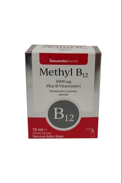 Imuneks Farma B12 Sprey 1,000 mcg 10 ml ürün görseli 1