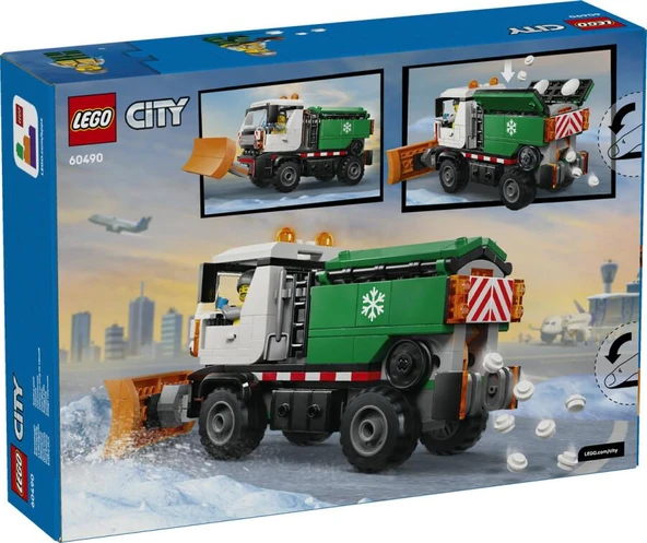 LEGO City 60490 Snowplough - Resim 2