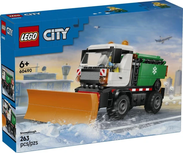 LEGO City 60490 Snowplough ürün görseli 1