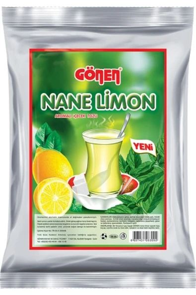 İlyas Gönen Gönen Nane Limon Aromalı Sıcak Içecek Tozu 300 Gr ürün görseli 1