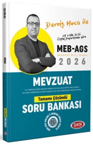 2026 Derviş Hoca ile AGS Mevzuat Çözümlü Soru Bankası Data Yayınları ürün görseli 1