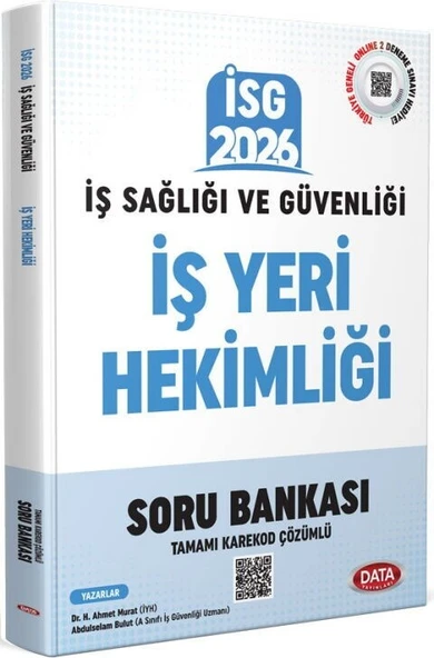 2026 İSG İş Sağlığı Güvenliği İş Yeri Hekimliği Tamamı Karekod Çözümlü Soru Bankası Data Yayınları ürün görseli 1