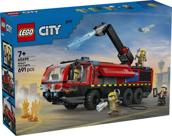 LEGO City 60499 Airport Fire Truck ürün görseli 1