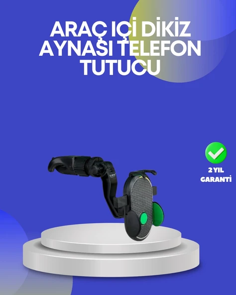 Dikiz Aynasına ve Koltuk Başlığına Uyumlu Telefon Tutucu ürün görseli 1