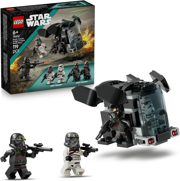 Lego Star Wars Death Trooper Ve Night Trooper Savaş Paketi 75412-6 Yaş Ve Üzeri Kız Ve Erkek Çocukla ürün görseli 1