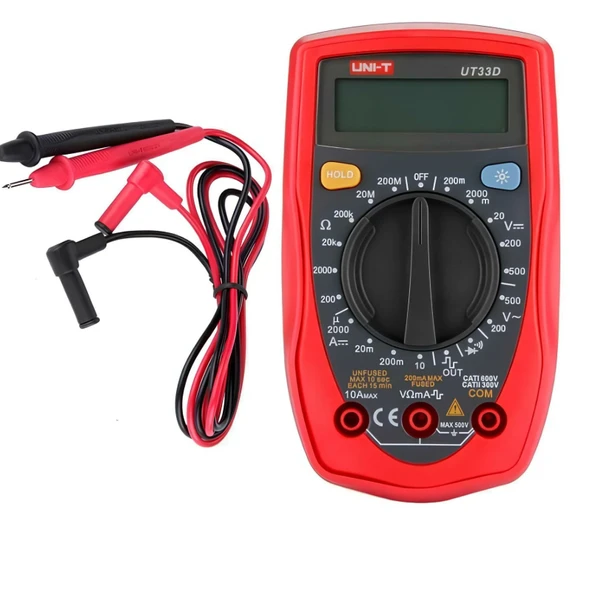UNI-T UT33D Dijital Multimetre - Resim 2