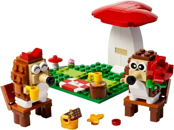 Lego Kirpi Pikniği 40711, Erkek Ve Kız Çocukları İçin Oyuncak Yapım Seti, Doğum Günü Hediye Fikri (1 ürün görseli 1