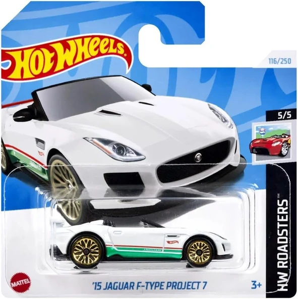 Hot Wheels Tekli Arabalar 15 Jaguar F-Type Project 7 Htc16 ürün görseli 1