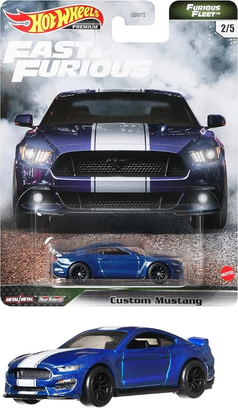 Hot Wheels Premium Furious Fleet Fast & Furious Custom Mustang ürün görseli 1
