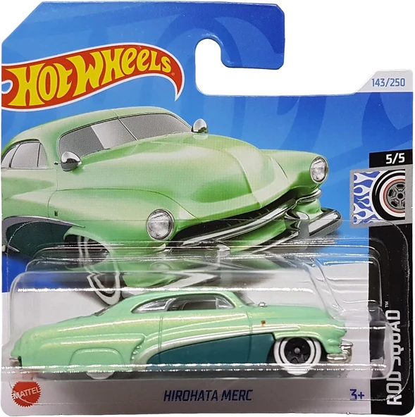 Hot Wheels - Hirohata Merc - Rod Squad 5/5 - Hry69 - Short Card - Ford - Açık Yeşil Metalik - Mattel ürün görseli 1