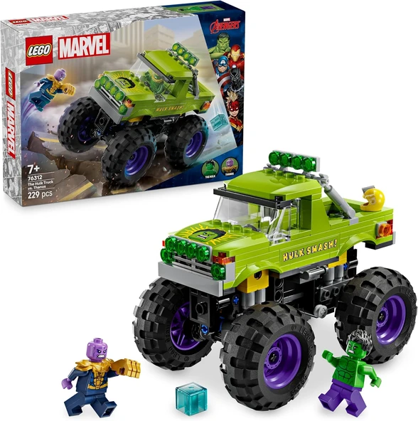 Lego ǀ Marvel Hulk Kamyonu, Thanos'A Karşı 76312-7 Yaş Ve Üzeri Çocuklar Için Süper Kahraman İçeren ürün görseli 1