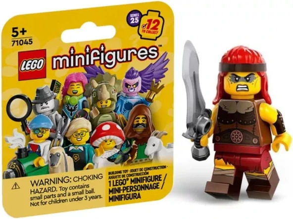 Lego Minifigür 71045 Seri 25-11 - Fierce Barbarian 5702017567121 ürün görseli 1