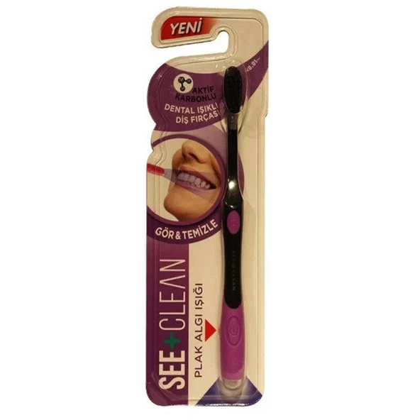 See Clean Plak Algılayıcı Diş Fırçası - Mor ürün görseli 1