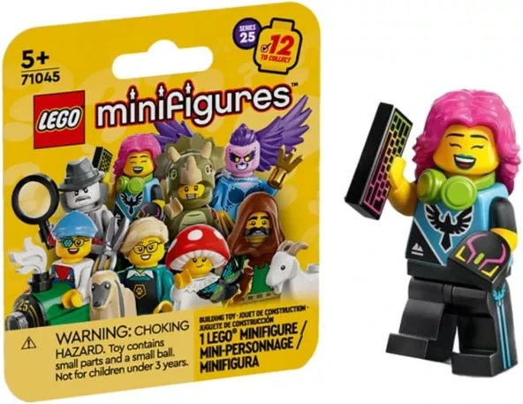 Lego Minifigür 71045 Seri 25-2 - E-Sports Gamer 5702117567578 ürün görseli 1