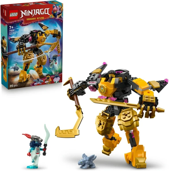 Lego Ninjago Arin’In Spinjitzu Savaş Robotu 71839-7 Yaş Ve Üzeri Çocuklar Için Arin Ve Hayalet Ejder ürün görseli 1