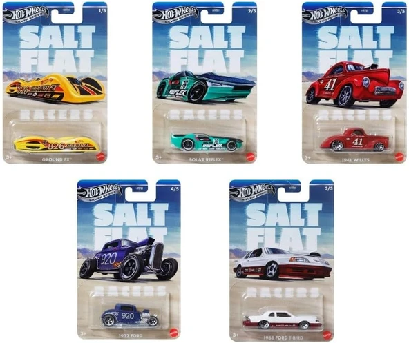 Hot Wheels Vintage Temalı Arabalar Hrt81-979F Silver Series Salt Flat ürün görseli 1
