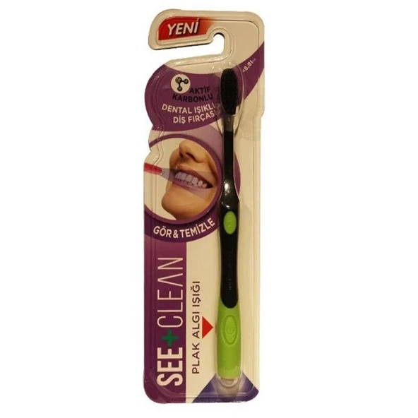 See Clean Plak Algılayıcı Diş Fırçası - Açık Yeşil ürün görseli 1