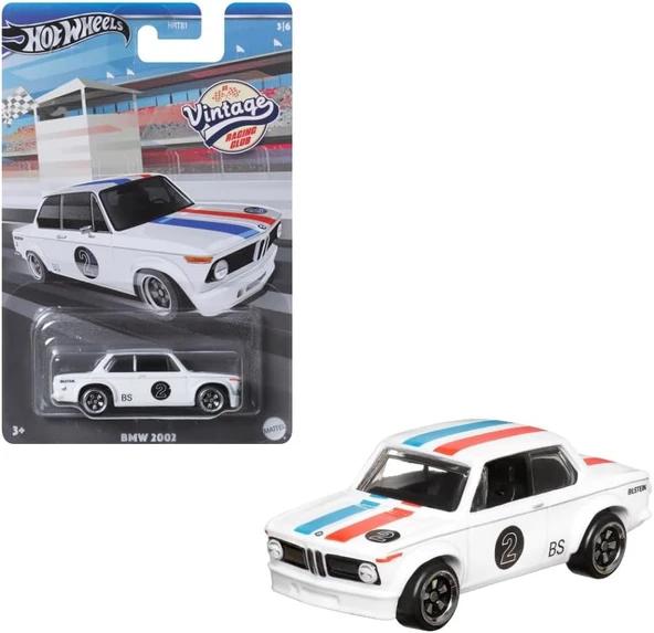 Hot Wheels Vıntage Temalı Arabalar Hrt81-Hrv02 03/06 Racing Club Bmw 2002 ürün görseli 1