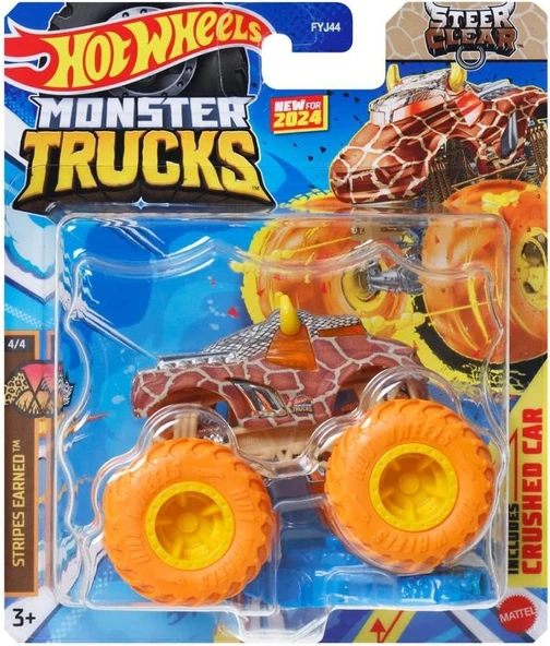 Hot Wheels Monster Trucks 1:64 Arabalar Steer Clear Fyj44-Htm57 ürün görseli 1