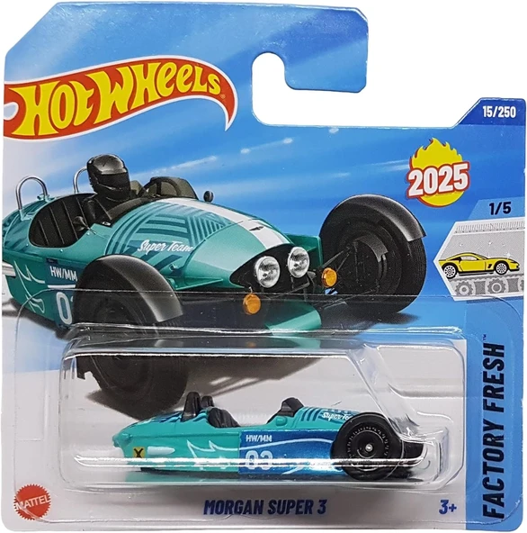 Hot Wheels - Morgan Super 3 - Factory Fresh 1/5 - Hyw13 - Short Card - Morgan Motor Company - Turkua ürün görseli 1